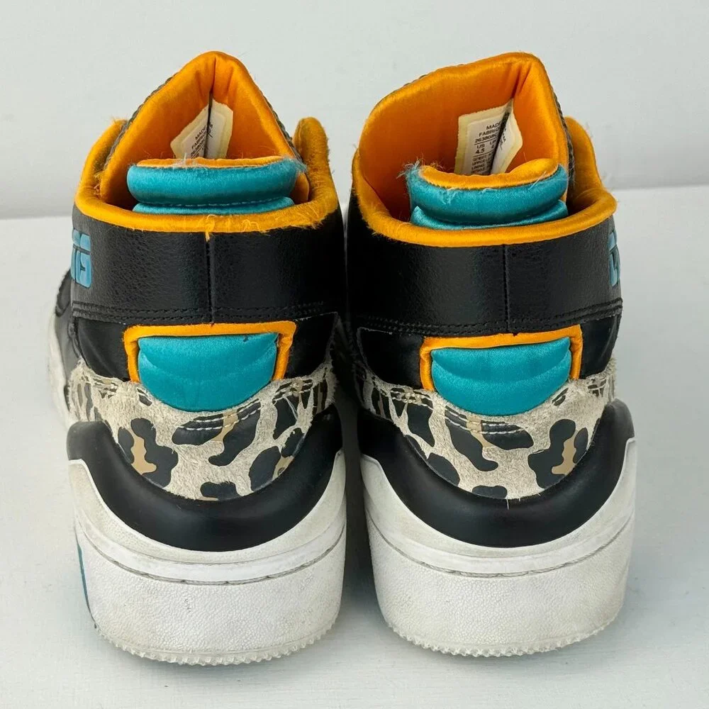 Boys size 4.5 - Converse Cons ERX 260 Just Don Mid Animal Sneakers - Black Teal